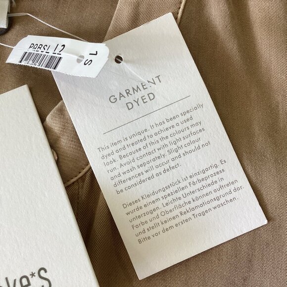 NWT Jake*s Casual Shirt Dress Camel size M - Picture 9 of 15